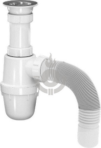 Сифон для кухни AQUATTRO 1 1/2"х40 с т/г 40х40/50 