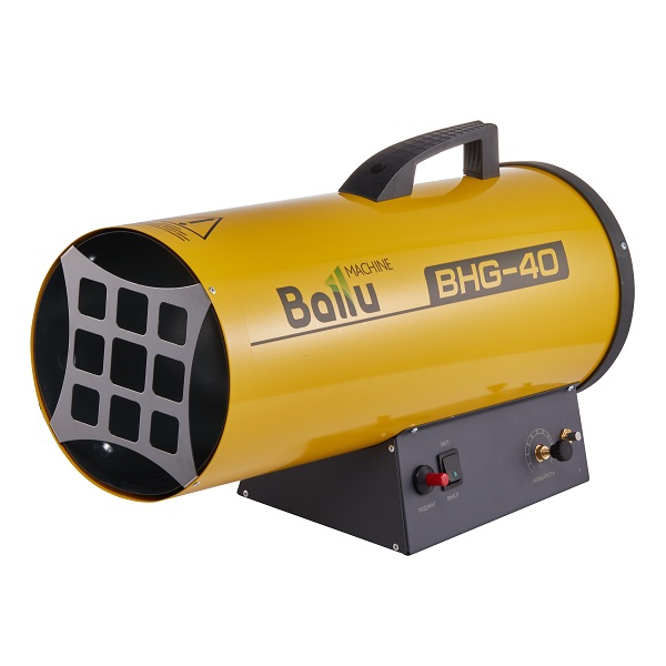 Тепловая пушка газовая Ballu BHG-40 (33кВт, 720 м3/час, 1 м3/час, 8.9 кг)