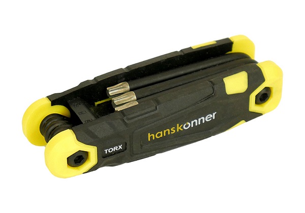 Набор ключей TORX S2 8 шт. T9-T40,склад.кейс Hanskonner