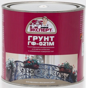 Грунт ГФ-021М ЭКСПЕРТ серый  (2,7кг; 6шт) 