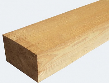Брус 100*150*6000  хвойных пород, 1-3 сорт (V=0,09м3), (42шт в пачке)