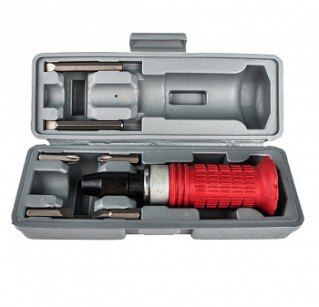 Отвертка ударно-поворотная 1/2" с битами 6шт, пластиковый кейс, CrV Sturm