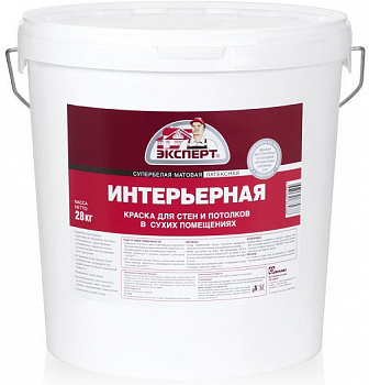 Краска интерьерная с/б ЭКСПЕРТ -30С° (28кг) 