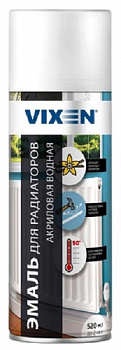 Эмаль аэрозольная VIXEN для радиаторов отопления (520мл; 12шт) 