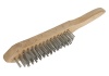 Щетка 5-рядная (сталь.щетина, деревян.рукоятка) Sturm