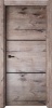 УЦЕНКА Дверное полотно Line 3 ДО (2,0 х 0,9м)Канадский дуб пацифик горизонт(edge black)