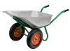 Тачка садово-строительная, 2-х колесная усиленная, грузоподъемность 320кг, 100л.// Palisad