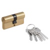 Цилиндровый механизмм Л-60 (латунь) (30-30)(ключ-ключ)