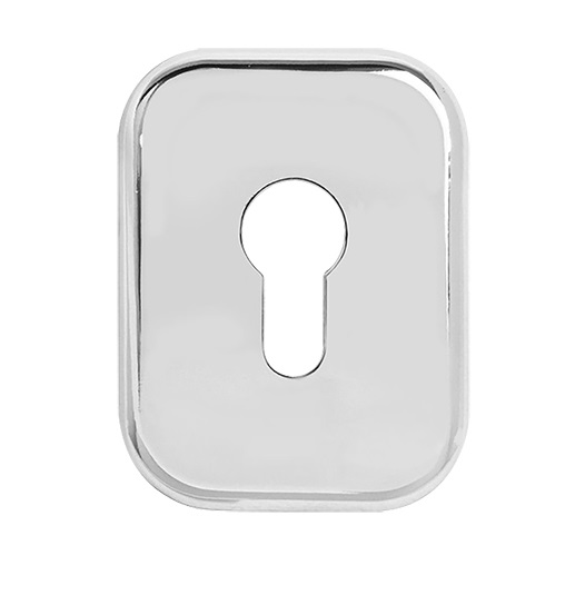 Декоративная накладка МНК-А под цилиндр, вход.дверь (хром)