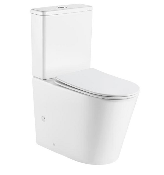 Унитаз напольный белый Aura "Tornado1" дюропласт