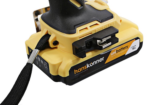 Дрель аккум.безщ. Hanskonner HCD1865BL (18В, 65Нм, 2х2,4Ач(Unibattery), УЦП 13мм ClickLock, кейс) Дрель аккум.безщ. Hanskonner HCD1865BL (18В, 65Нм, 2х2,4Ач(Unibattery), УЦП 13мм ClickLock, кейс)