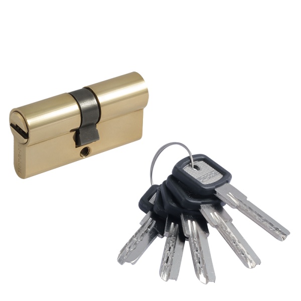 Цилиндровый механизм ЛПУ.УК-60 (золото) (30-30)(ключ-ключ)