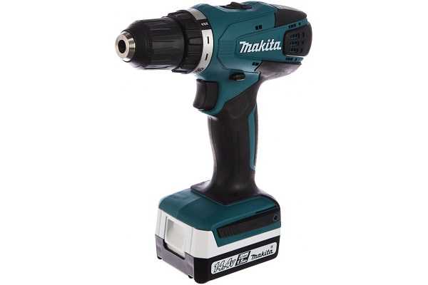 Дрель аккум. MAKITA DF347DWE(14,4В, 2скор.,БЗП 10мм, 30Нм, 2х1,5Ач Li-lon) кейс ФЦ