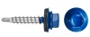 Саморез кровельный -5005- ярко-синий 5,5х25 (1000 шт.) уп