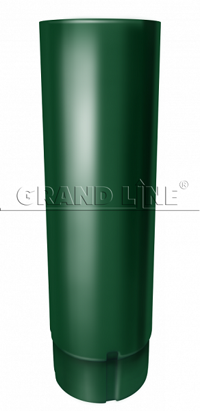 Труба водосточная GrandLine 90 3м металл RAL6005 зеленый мох
