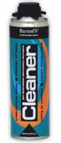 Очиститель монтаж.пены Barton'S CLEANER 500/650мл. (12шт) 