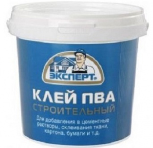 Клей ПВА ЭКСПЕРТ строительный -30С° (0,9кг; 6шт)