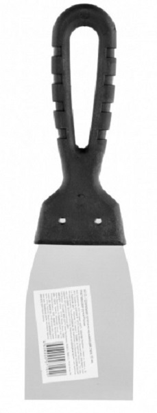 Шпательная лопатка из нержавеющей стали, 60 мм, пластмассовая ручка//Sparta