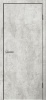 Дверное полотно глухое (2,0 х 0,6м) цемент светлый (ЧЕРНАЯ КРОМКА) 