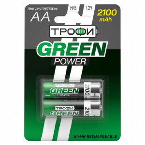 Аккумуляторная батарея HR06-2BL 2100mAh 2шт/упак Трофи