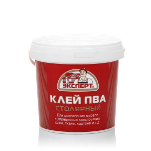 Клей ПВА ЭКСПЕРТ столярный -30С° (0,9кг; 6шт)