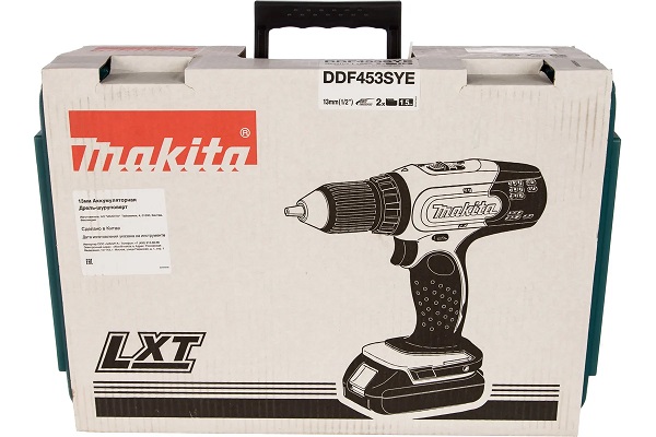Дрель аккум. MAKITA DDF453SYE (18В, 2скор.,БЗП 13мм, 42Нм, 2х1,5Ач Li-lon) кейс ФЦ Дрель аккум. MAKITA DDF453SYE (18В, 2скор.,БЗП 13мм, 42Нм, 2х1,5Ач Li-lon) кейс ФЦ