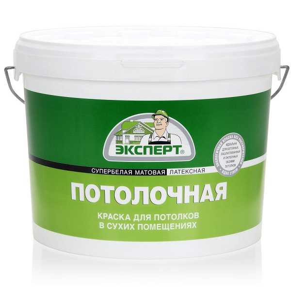 Краска потолочная с/б ЭКСПЕРТ -30С° (14кг)