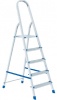 Стремянка, 5 ступеней, алюминиевая, Россия// Сибртех