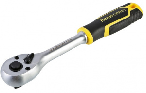 Ключ-трещотка 3/8", 90 зубов, с быстрым сбросом, CrV, Hanskonner