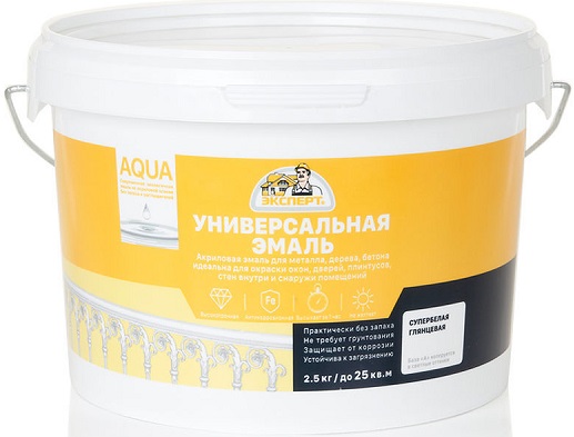 Эмаль акриловая ЭКСПЕРТ Серая глянцевая RALL 7005 (2,5кг) Эмаль акриловая ЭКСПЕРТ Серая глянцевая RALL 7005 (2,5кг)