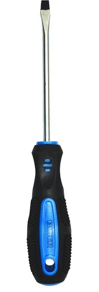 Отвертка "Крафтер", SL 5х100мм, CrV сталь / Бибер