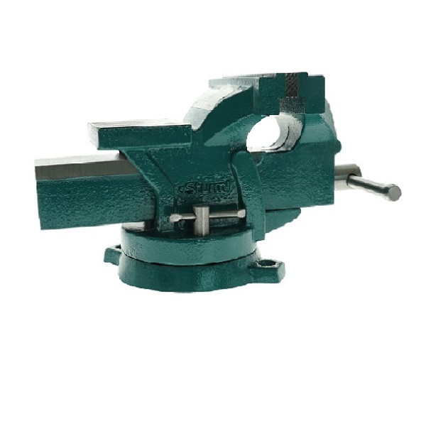 Тиски слесарные поворотные 125 мм, Sturm