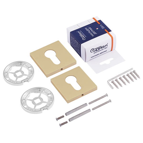 Накладка под ключ Slim НК-К сатинированное золото