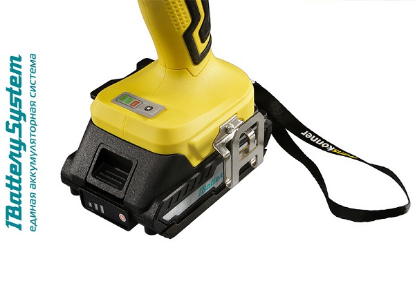 Дрель аккум.удар. Hanskonner HCD1855RI (18В, 2скор., 55Нм, 2х2,0Ач(1BatterySystem) 13мм, кейс) Дрель аккум.удар. Hanskonner HCD1855RI (18В, 2скор., 55Нм, 2х2,0Ач(1BatterySystem) 13мм, кейс)