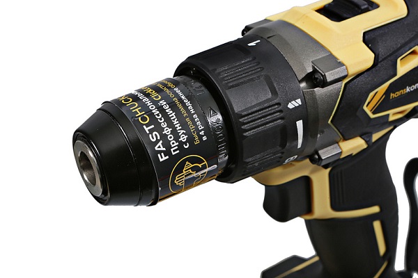 Дрель аккум.безщ. Hanskonner HCD1865BL (18В, 65Нм, 2х2,4Ач(Unibattery), УЦП 13мм ClickLock, кейс) Дрель аккум.безщ. Hanskonner HCD1865BL (18В, 65Нм, 2х2,4Ач(Unibattery), УЦП 13мм ClickLock, кейс)