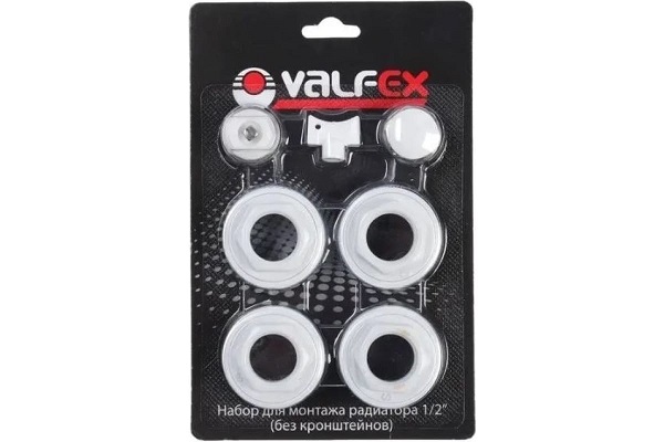 Комплект для монтажа радиаторов 1/2 (BM, AL, IRON) без кронштейнов VALFEX (40шт/кор))