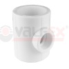 Тройник редукционный 50/40/50 (Valfex) БЕЛЫЙ 