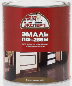 Эмаль ПФ-266М ЭКСПЕРТ золотисто-коричневая  2,7кг (6шт)