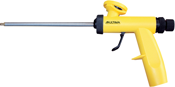 Пистолет для монтажной пены пластик (Черно-Желтый) ULTIMA (15шт)