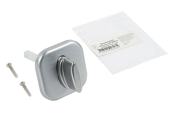 Накладка фиксатор ISPARUS МНФ-А, вход.дверь (мат.хром)