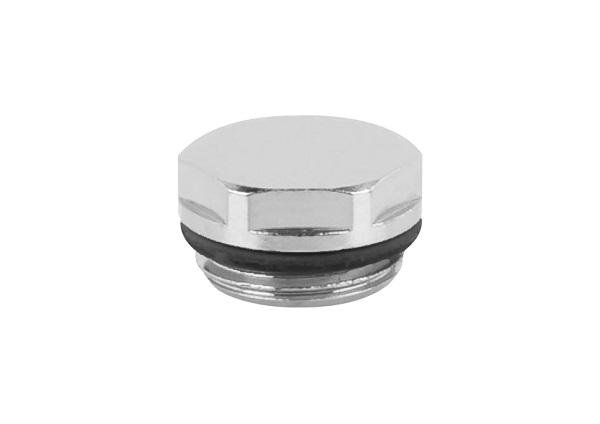 Заглушка для радиатора VALFEX НР 1/2" никелированная