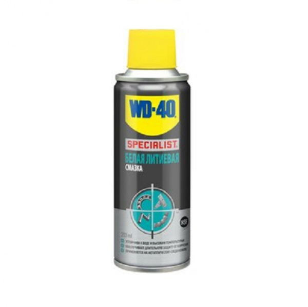 Смазка WD-40 (200мл) белая литиевая