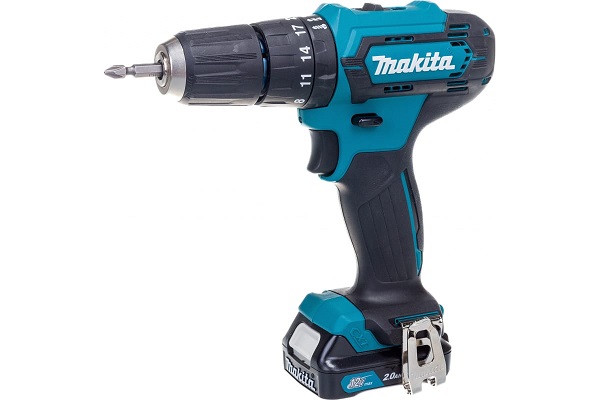 Дрель аккум.удар.MAKITA HP333DWAE(12В, 2скор.,БЗП 10мм, 30Нм, 2х2,0Ач Li-lon) кейс ФЦ