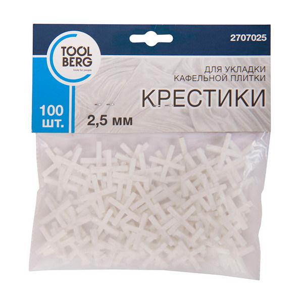 Крестики для кафельной плитки 2,5мм (100шт) 50 Россия упак Крестики для кафельной плитки 2,5мм (100шт) 50 Россия упак