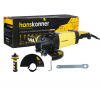 Шлифмашина угл.Hanskonner HAG24230ECH (2400Вт, 230мм, пл.пуск SOFT START, трехпоз.рук.,4м рез.кабель