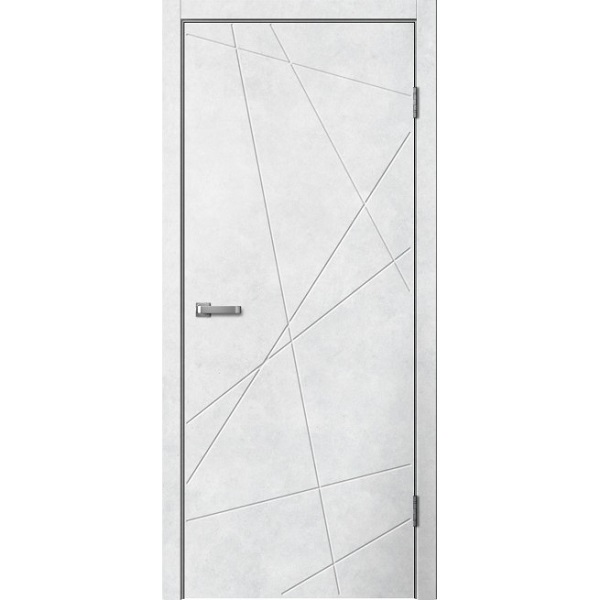 Дверное полотно LINE01 (2,0 х 0,6м) Бетон светлый